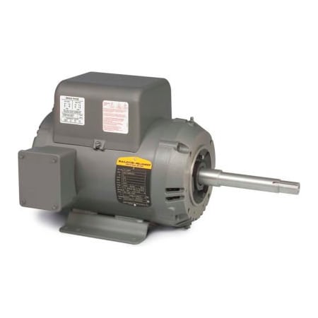 Baldor-Reliance Baldor-Reliance Motor JPL1408T, 3HP, 1725RPM, 1PH, 60HZ, 182JP, 3634LC, OPEN, F JPL1408T